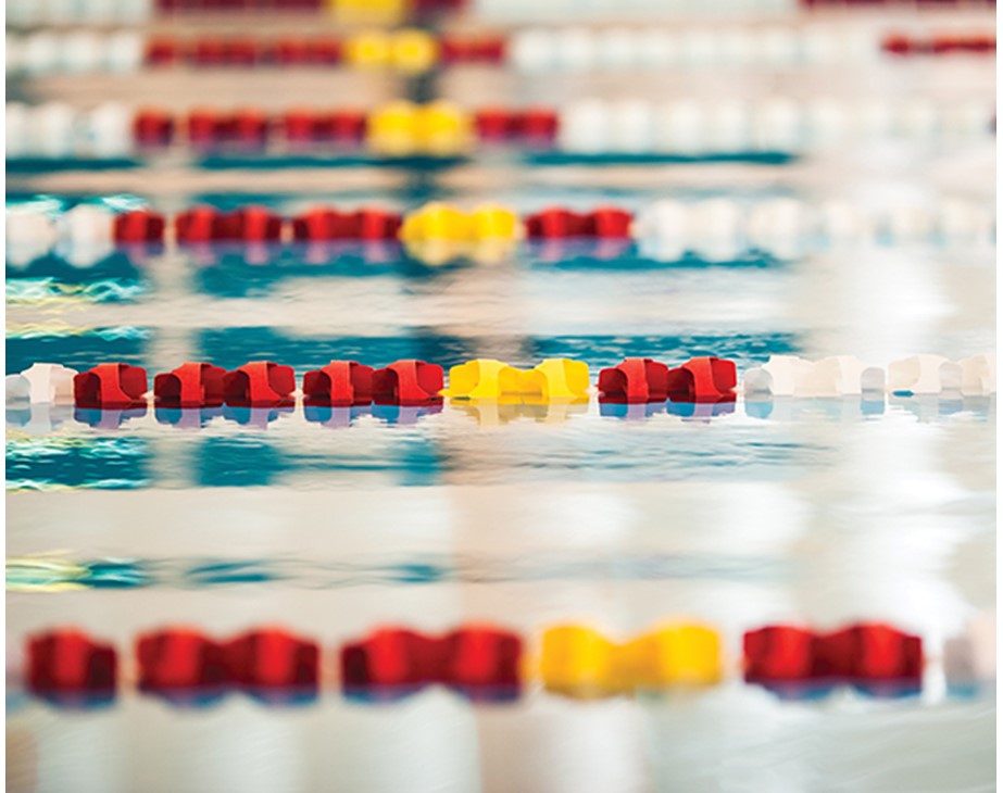 lane lines in pool